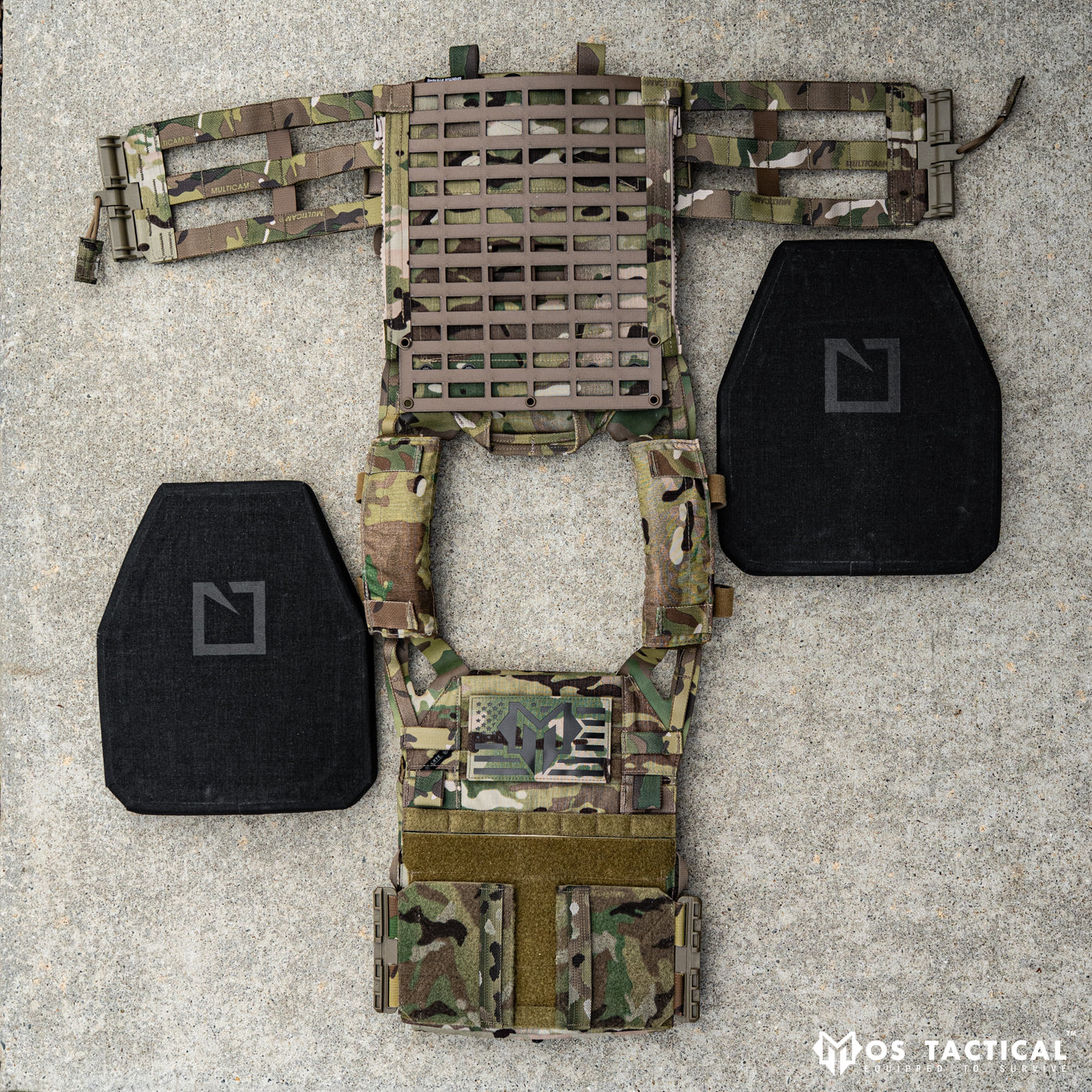 エクスアンブリス モールプラカード spiritus systems crye Spiritus Back Panel to CRYE ZIPPER – MOS Tactical
